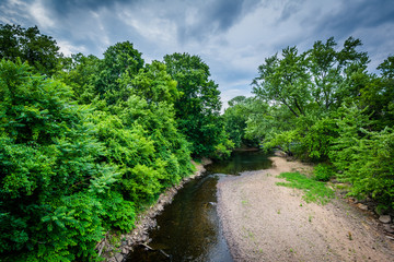 The Piscataquog River, in Manchester, New Hampshire.