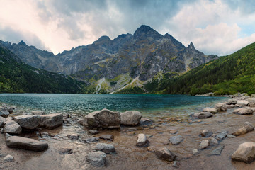 Fototapeta premium Morskie Oko lake in Tatra Mountains