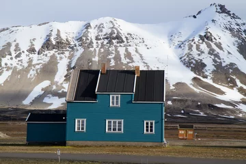 Foto op Plexiglas ny alesung in the svalbard island near north pole © franco lucato