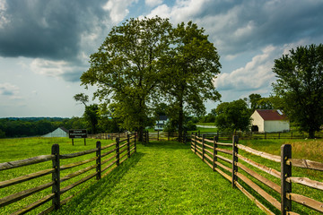 The historic Joseph Poffenberger Farm at Antietam National Battl