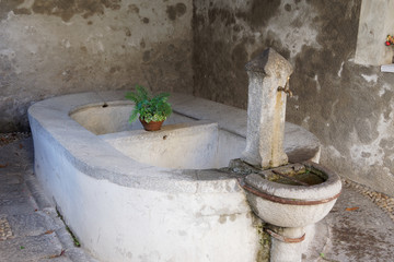 Old rustic fountain