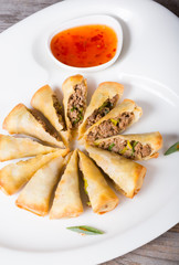 Fried vietnamese spring rolls