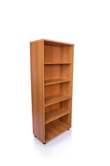 Office cabinet shelf isolated on white background