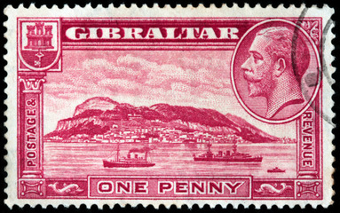Gibraltar Rock Stamp