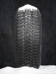 Snowy winter tyres