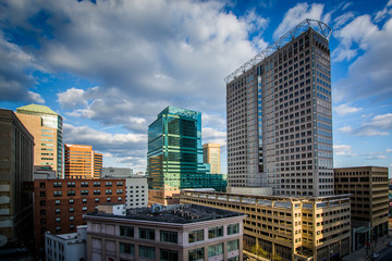 Fototapeta premium View of buildings in downtown Baltimore, Maryland.