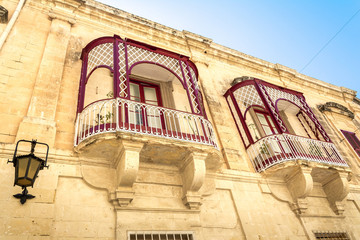 Balconies in Malta