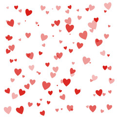 Happy Valentines day background with hearts. Eps10. Vector illus