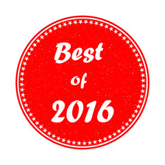 The Best of 2015, stamp on white background. Eps 10. Vector grun