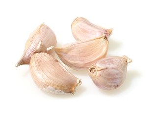Garlic isolated on white background