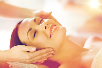 Naklejka premium woman in spa