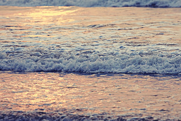 sunset on sea texture water summer sun