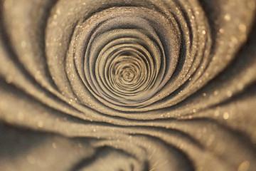 Fototapeta na wymiar texture swirl of golden sand