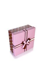 Giftboxes isolated on the white background