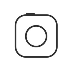 Modern camera icon