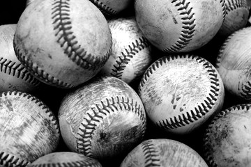 Baseballs Sports Pile Past Time American Fun © Lane Erickson