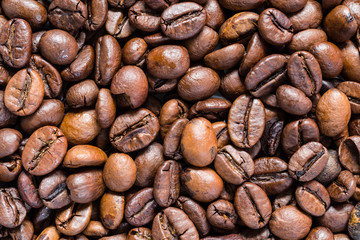 Coffee beans roasted 