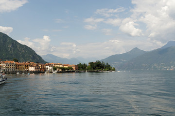 Menaggio at the coast of a Lake