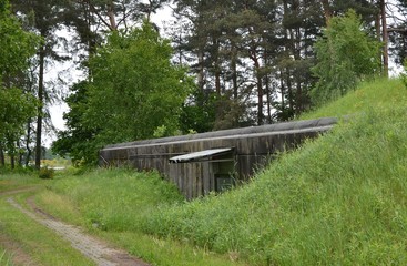 military bunker on the grounds of a former Canadian Military base, in Soellingen, Baden Germany