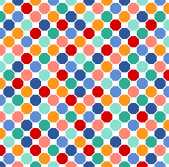 Retro Octagon - Muster