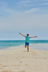 happy people on maldives