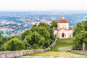Chapel XIV on the historic pilgrimage route to the Sanctuary of Santa Maria del Monte on the Sacro...