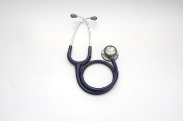 Stethoscope on white background