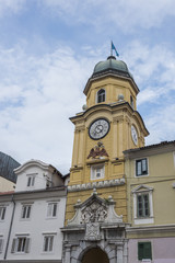 Fototapeta na wymiar Clock Tower in Rijeka