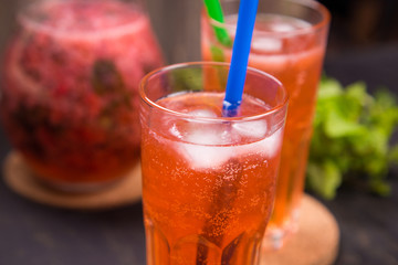 fresh strawberry drink