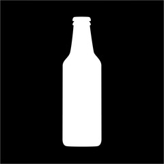 Beer bottle vector icon