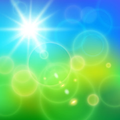 Realistic Lens Flares Beams 