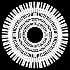 Piano Keyboard Illustration