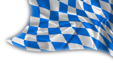 Bavarian flag - Oktoberfest  fabric background