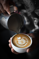 cup of coffee latte art