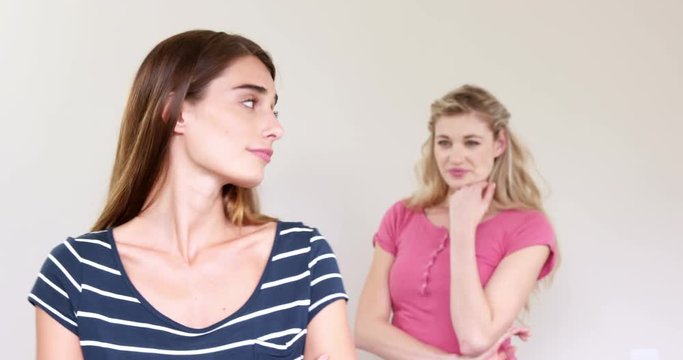 Women having an argument