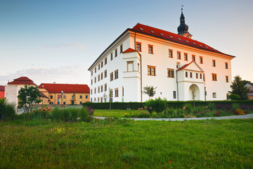 Fototapeta na wymiar Palace in Uhersky Ostroh, Moravia, Czech Republic.