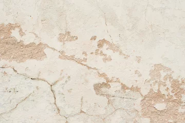 Runde Wanddeko Alte schmutzige strukturierte Wand Wandfragment mit Kratzern und Rissen