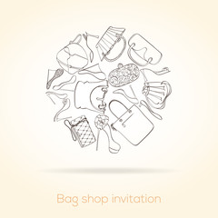 Fashion invitation card