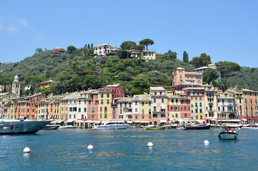Fototapeta na wymiar Portofino on a Sunny Day