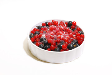Red and black currants