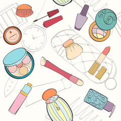 Fashion cosmetic pattern