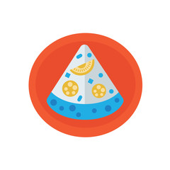 Slice Pizza icon on dish