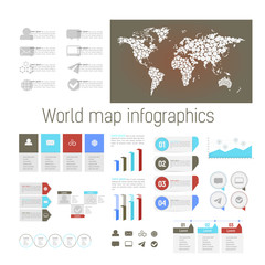Big Set of infographics elements