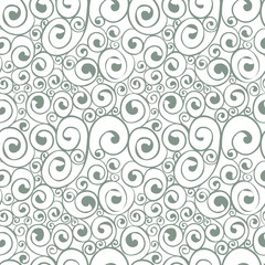 Seamless abstract curl pattern