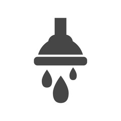 Shower vector icon, Single flat icon