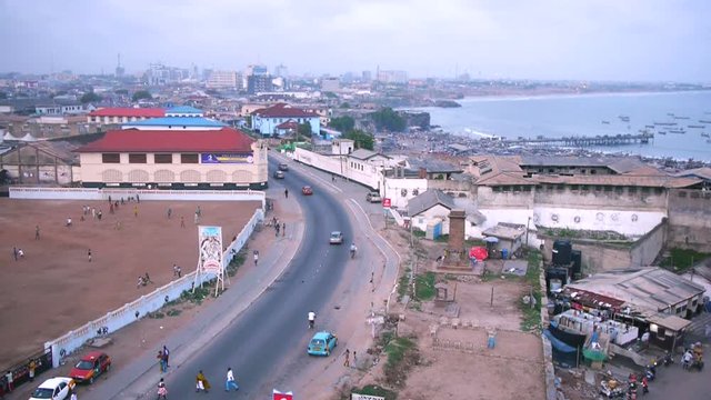 Early evening over Accra, Ghana