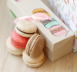 Colorful french macaroon