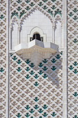 Hassan II mosque in Casablanca, Morocco. 