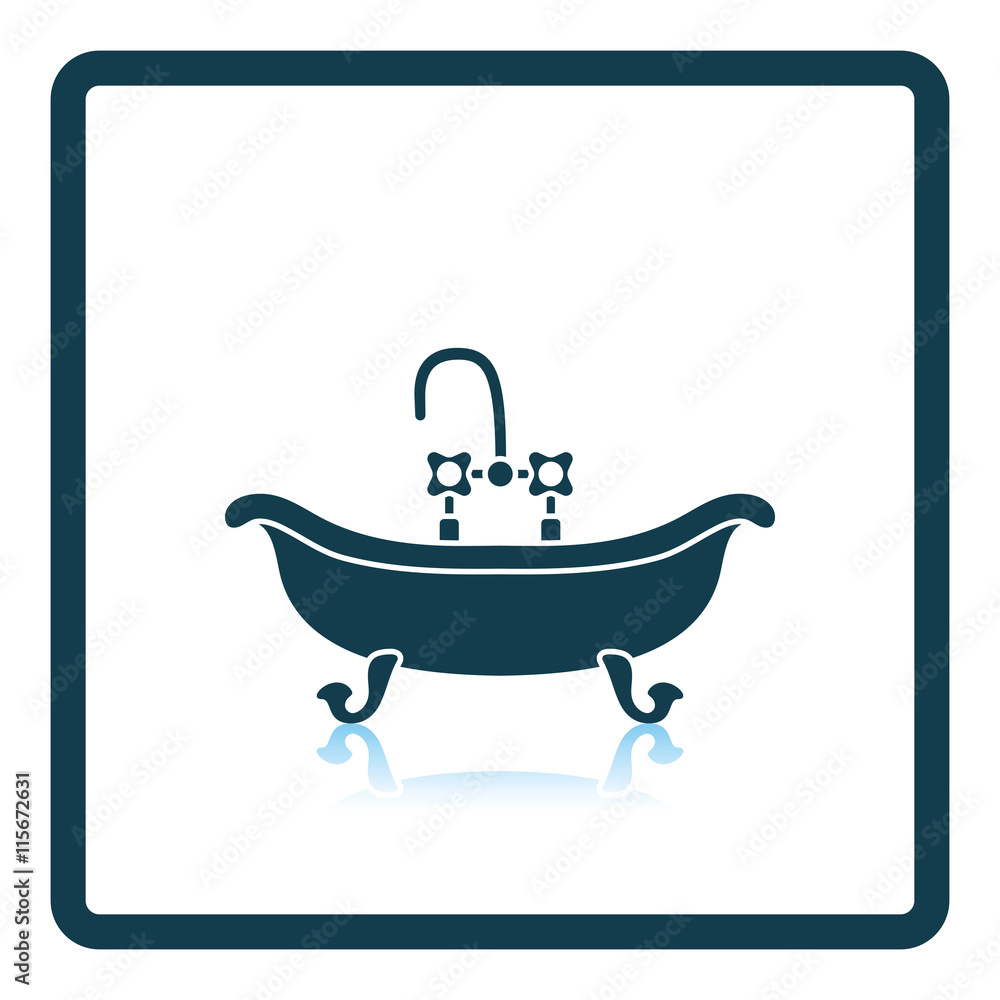 Canvas Prints bathtub icon