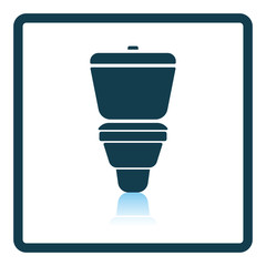 Toilet bowl icon